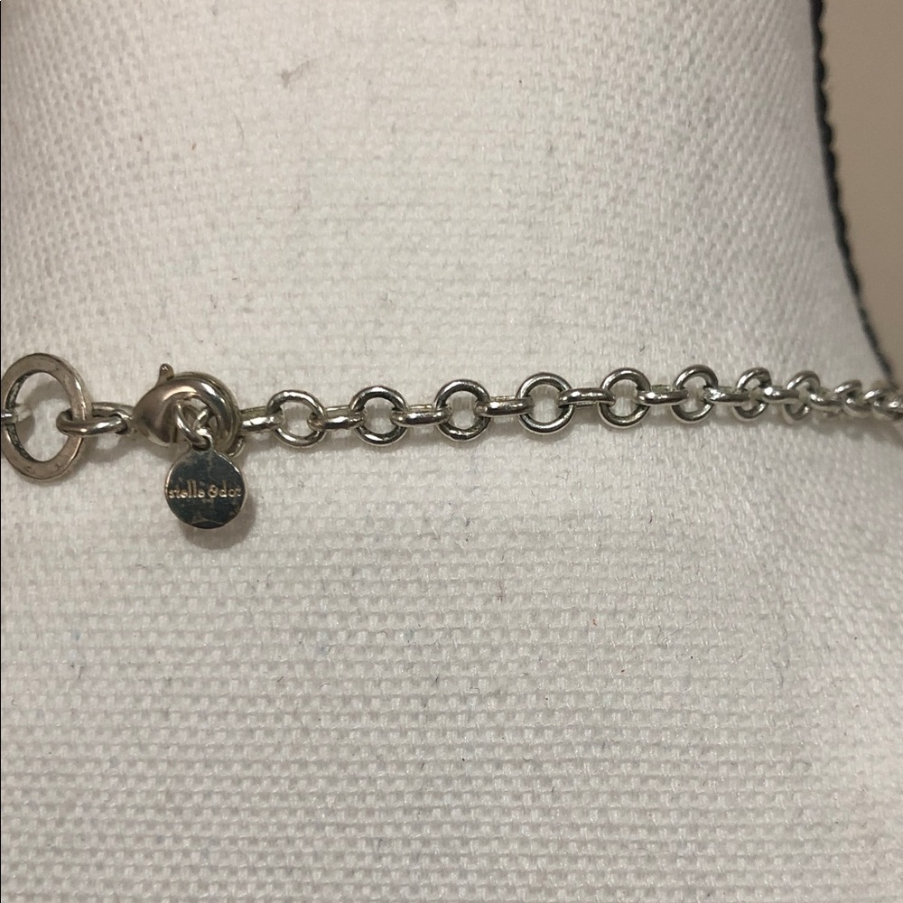 Stella & Dot Eternity Gold and Silver Teardrop Necklace - Picture 6 of 6